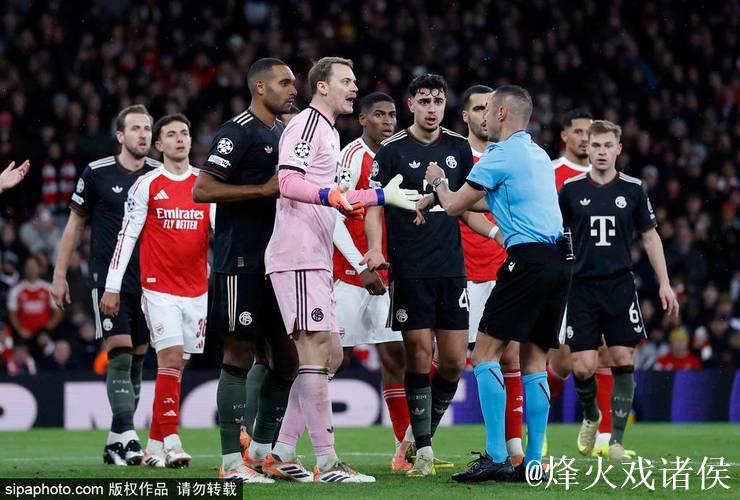 诺伊尔关键失误，阿森纳3-1力克拜仁送其赛季首败